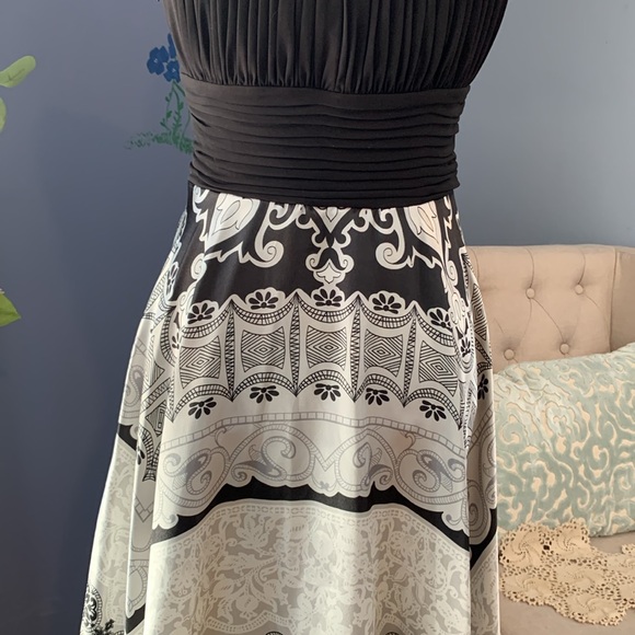 Fun Flirty Special Occasion Dress Size 10 Black Handkerchief Skirt Lined… - Picture 8 of 14